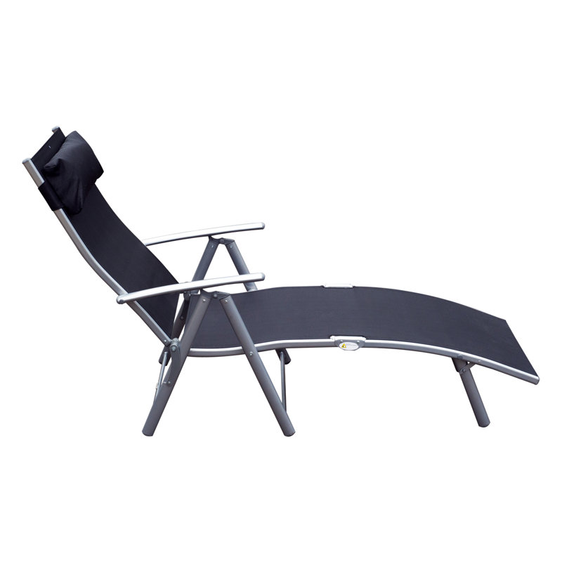 Arlmont & Co. Gloria Outdoor Metal Chaise Lounge & Reviews Wayfair